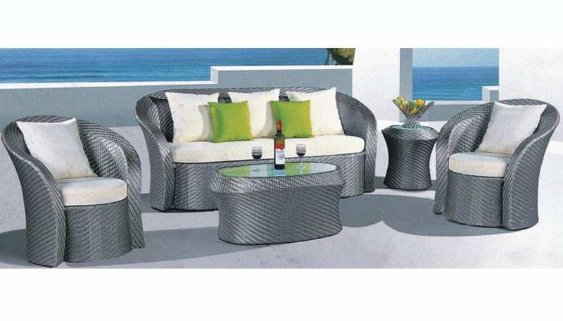 Open Weave Sofa Set