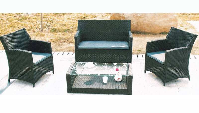 Rattan Corner Sofa Set