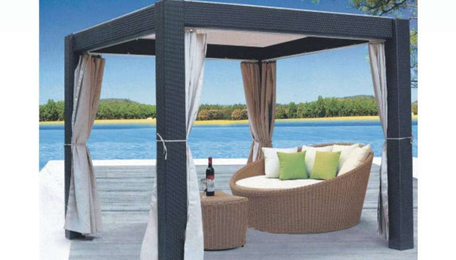 Wicker Hanging Gazebo