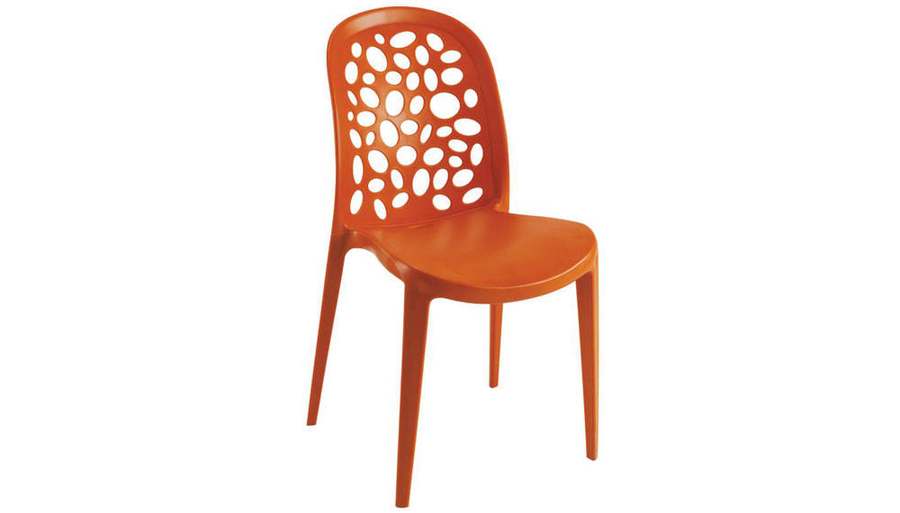 Red Stackable Plastic Chair